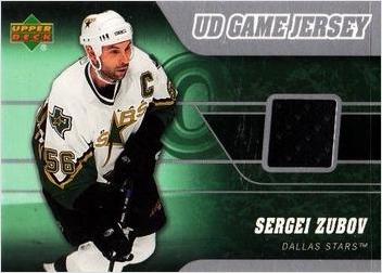 Sergei Zubov #J2-SZ 2006 Upper Deck Game Jersey Hockey