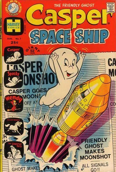 Casper Space Ship #1 (1972) Comic Books Casper Space Ship
