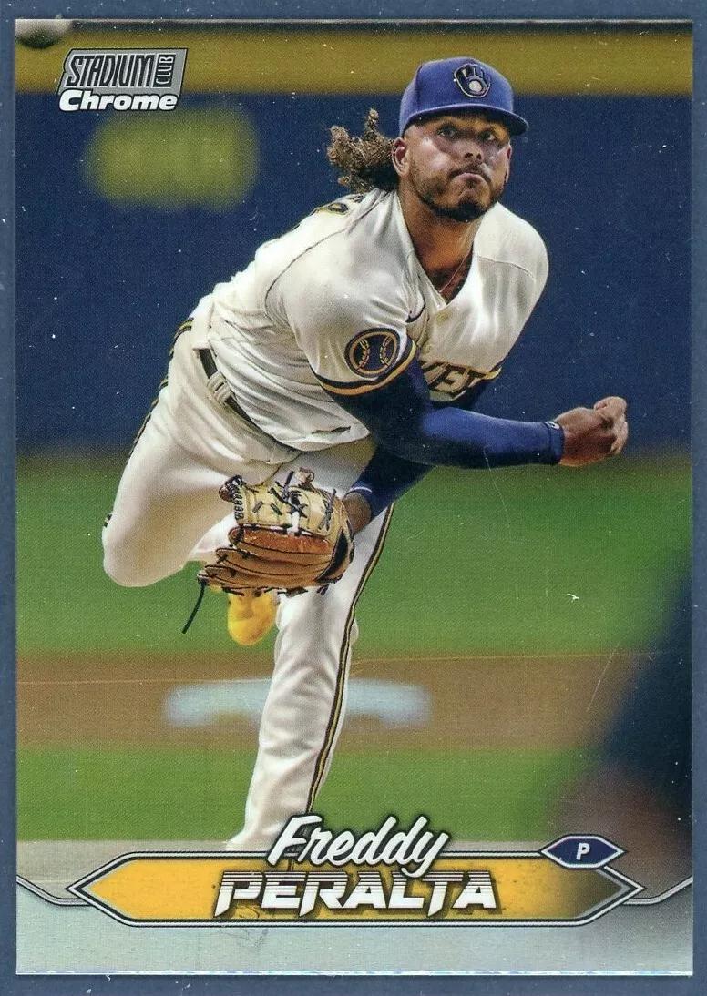 Freddy Peralta #140 2024 Topps Stadium Club Baseball