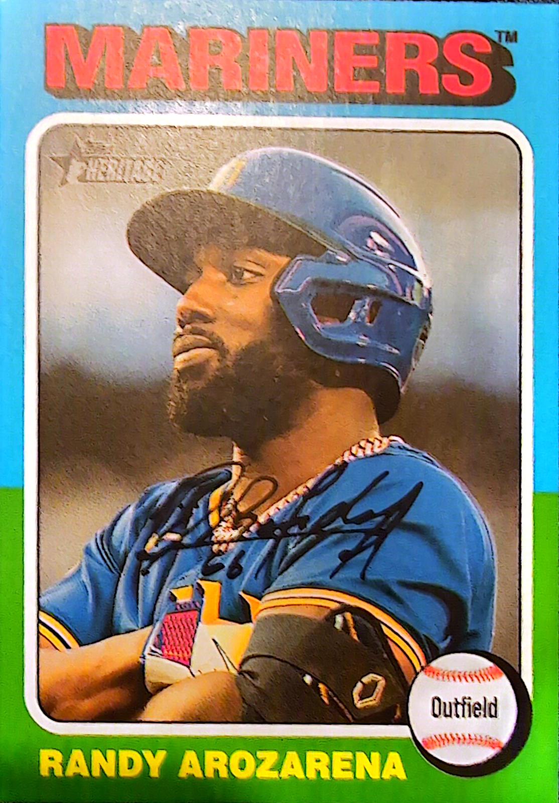 Randy Arozarena #548 Baseball Cards 2024 Topps Heritage