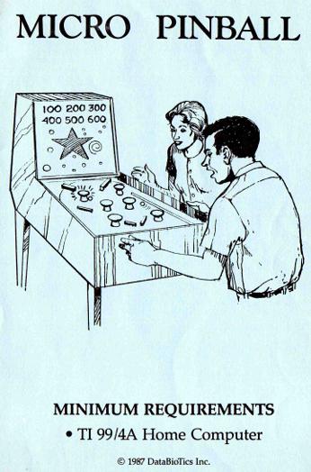 Micro Pinball TI-99