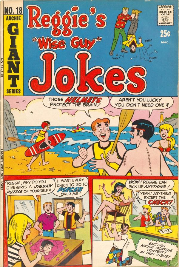 Reggie's Wise Guy Jokes #18 (1971) Comic Books Reggie's Wise Guy Jokes