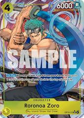 Roronoa Zoro [Alternate Art] OP15-113 One Piece Adventure on Kami's Island Prices