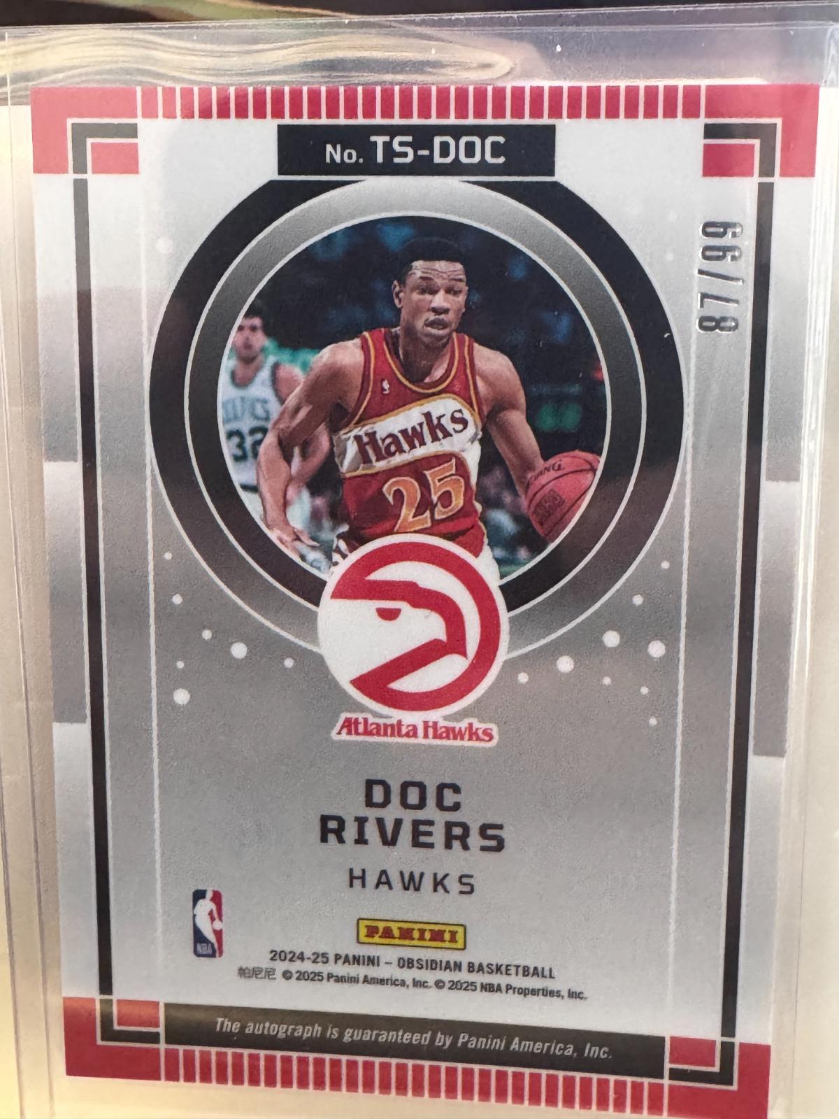Doc Rivers [Electric Etch Orange Flood] #TS-DOC Prices | 2024 Panini ...