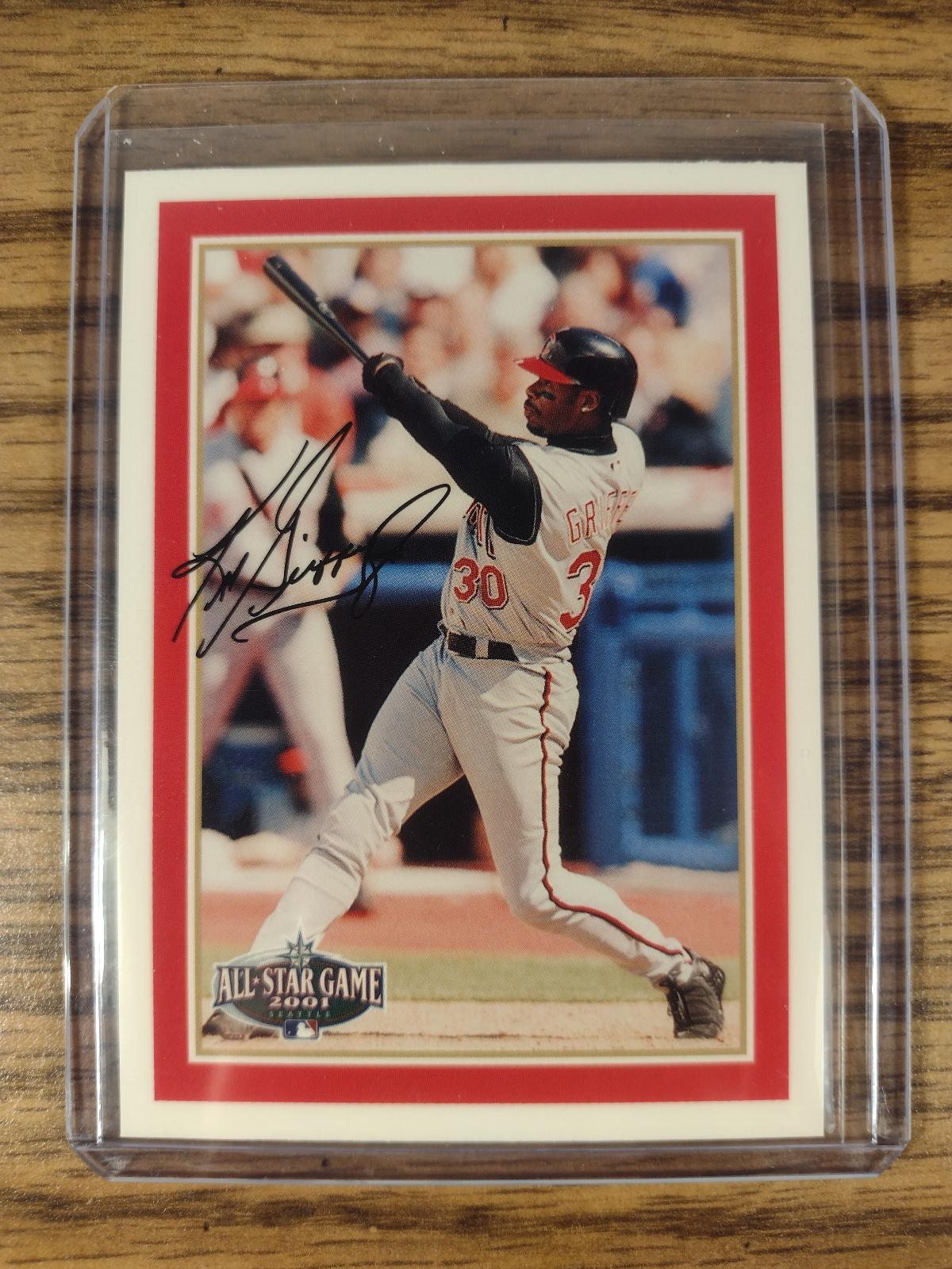 Ken Griffey Jr #30 Baseball Cards 2001 Upper Deck All Star Salute