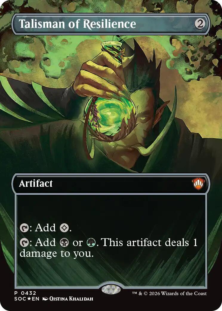 Talisman of Resilience [Borderless Foil]