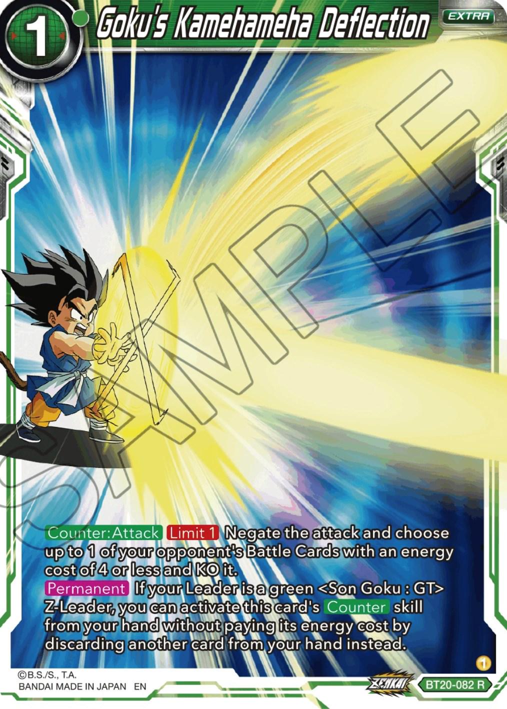 Goku's Kamehameha Deflection BT20-082 Dragon Ball Super Power Absorbed