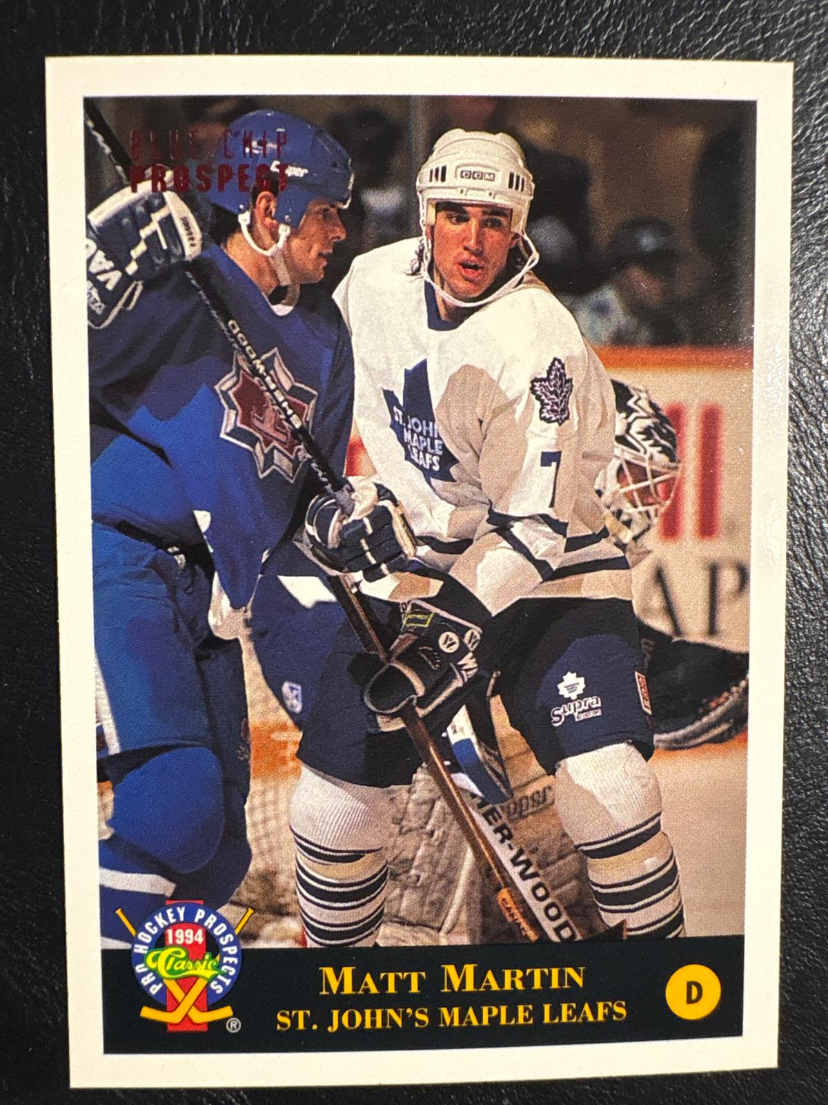 Matt Martin #150 1994 Classic Pro Hockey Prospects