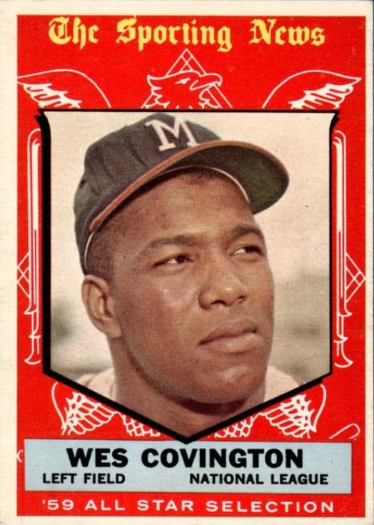 Wes Covington #565 1959 Topps Baseball