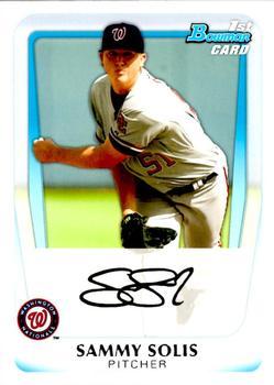 Sammy Solis #BP106 2011 Bowman Baseball Prospects