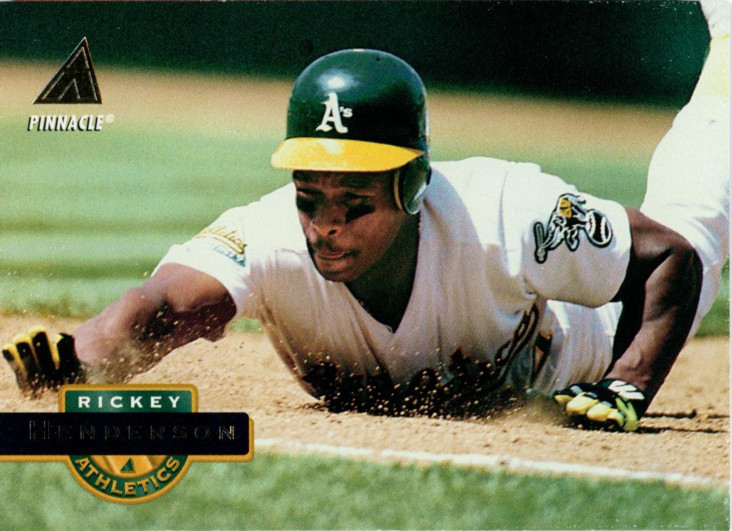 Rickey Henderson #450 1994 Pinnacle Baseball
