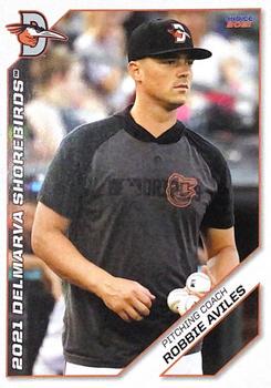 Robbie Aviles #32 2021 Choice Delmarva Shorebirds Baseball