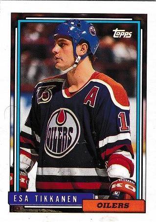 Esa Tikkanen #476 Hockey Cards 1992 Topps