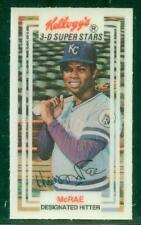 Hal McRae #5 Baseball Cards 1983 Kellogg's