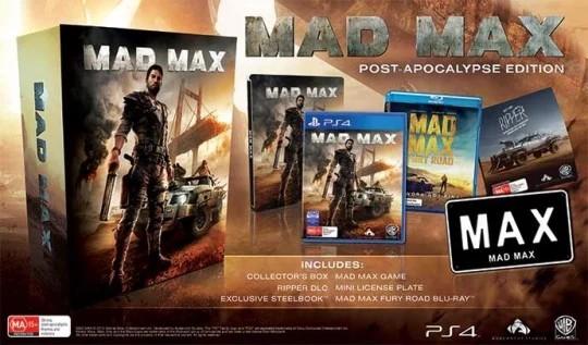 Carátula de Mad Max Post Apocalypse Edition para PS4 (edición PAL España)