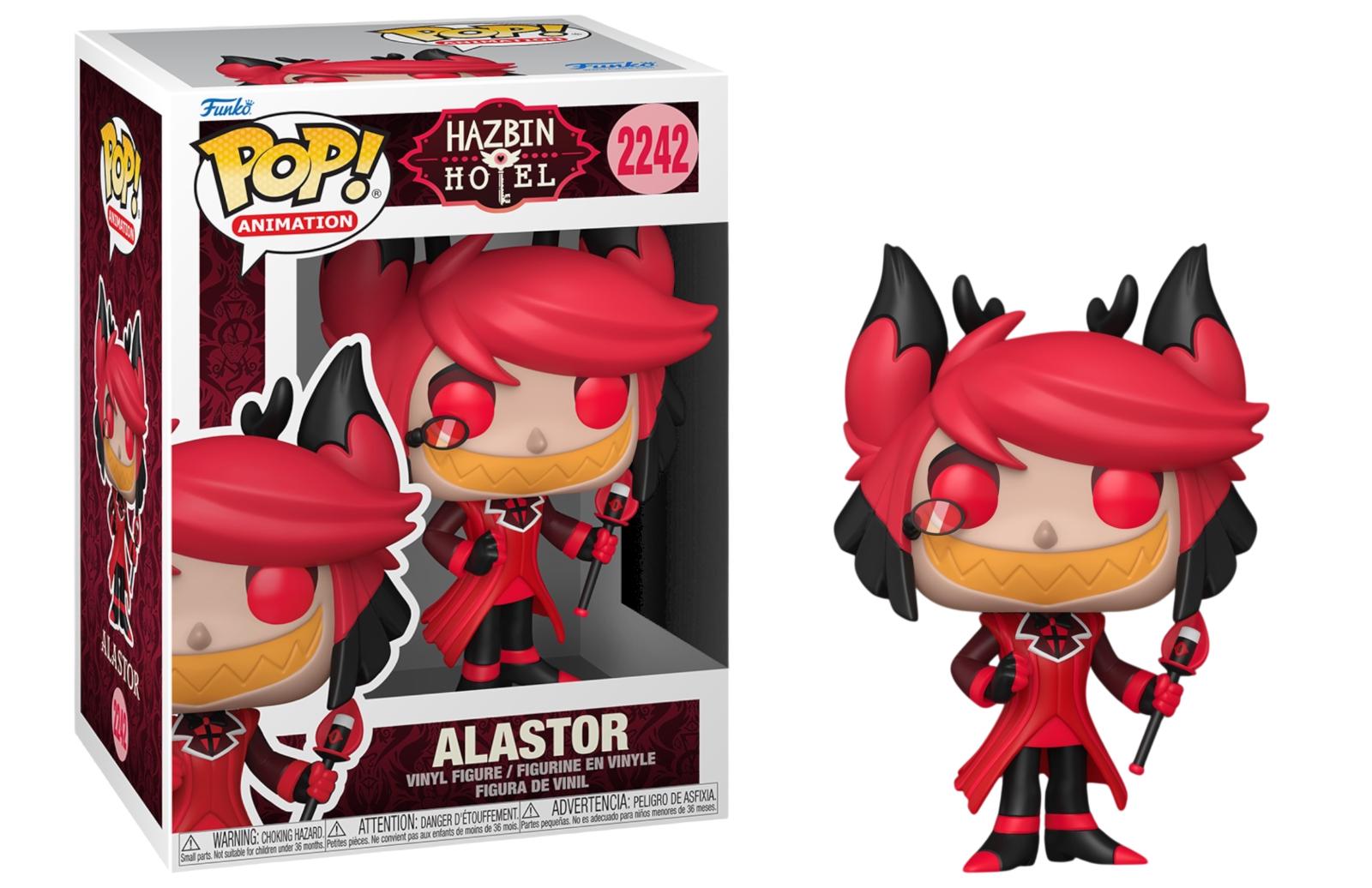 Alastor #2242 Hazbin Hotel Funko Pop box and figure