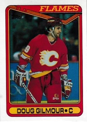 Doug Gilmour #136 Hockey Cards 1990 Topps