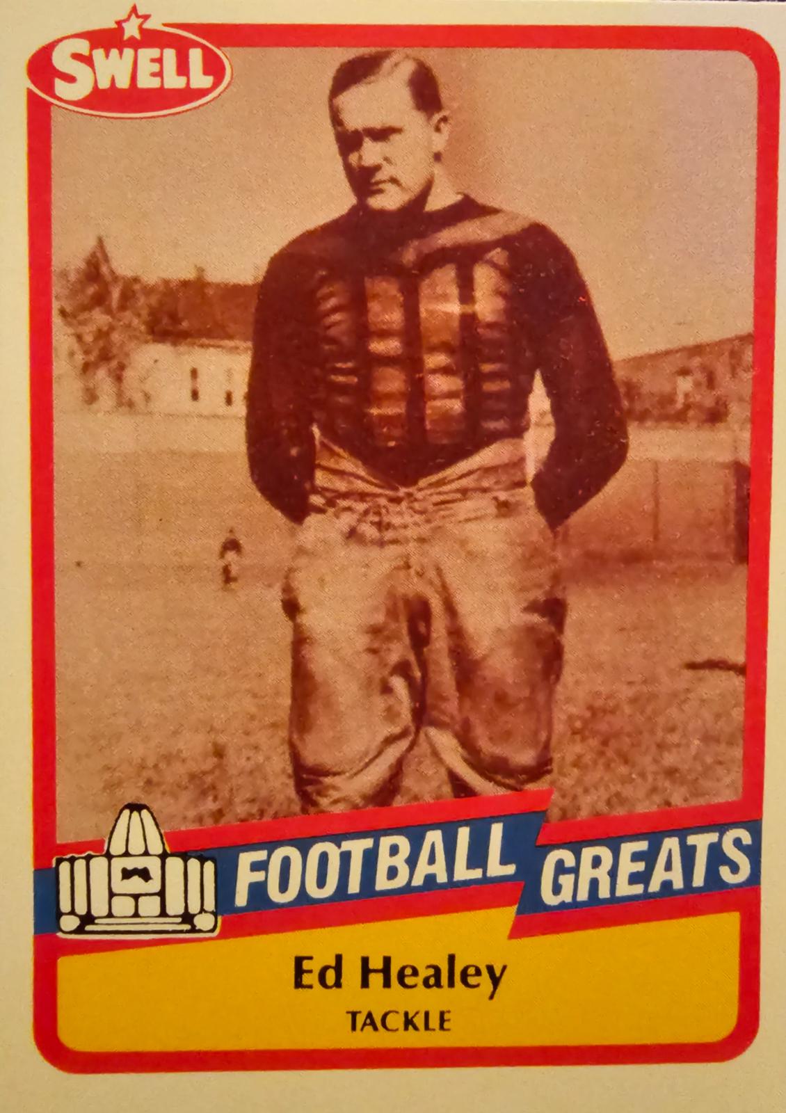 Ed Healey #18 Football Cards 1989 Swell Greats
