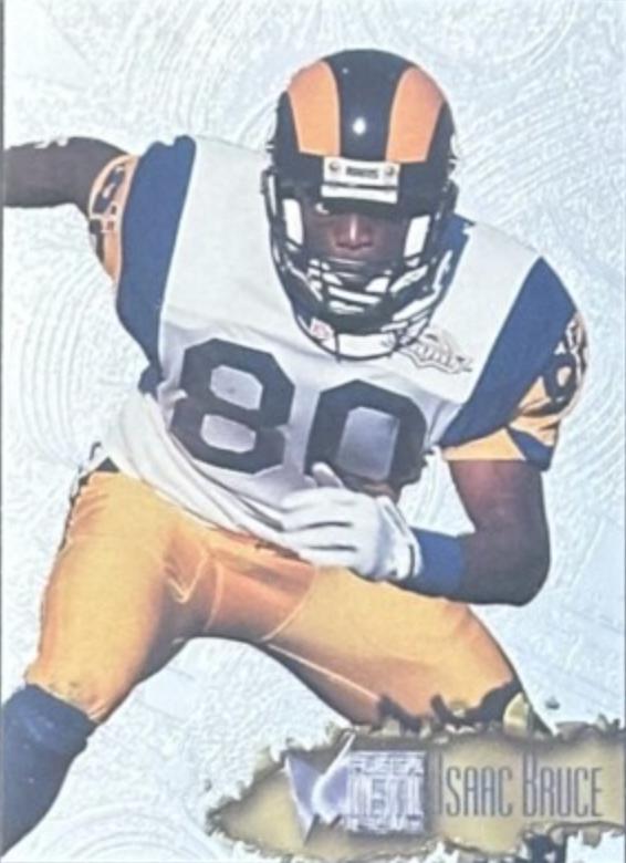 Isaac Bruce #101PM 1996 Fleer Metal Football