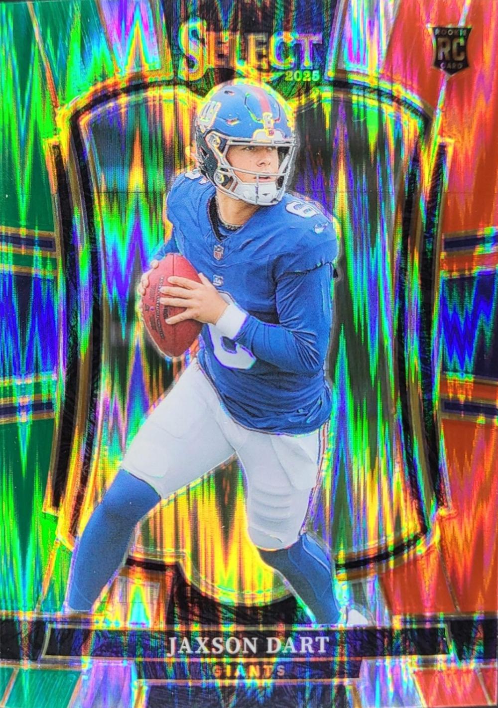 Jaxson Dart [Green Red Prizm Shock] #193 Prices | 2025 Panini