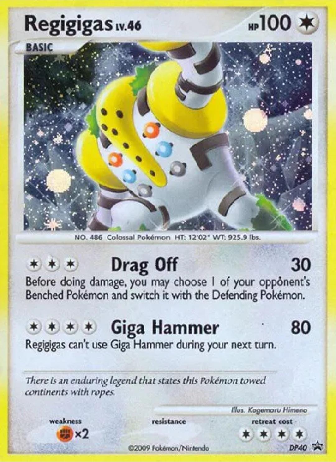 Regigigas #DP40 Pokemon Promo