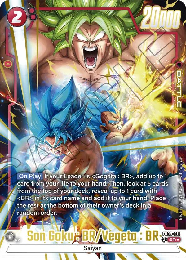 Son Goku: BR/Vegeta: BR [Alternate Art] FB09-011 Prices | Dragon Ball  Fusion World Dual Evolution | Dragon Ball Cards