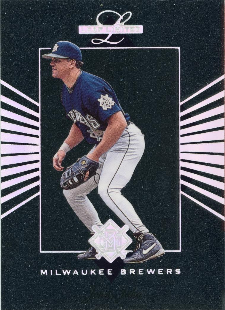 John Jaha #44 Baseball Cards 1994 Leaf Limited