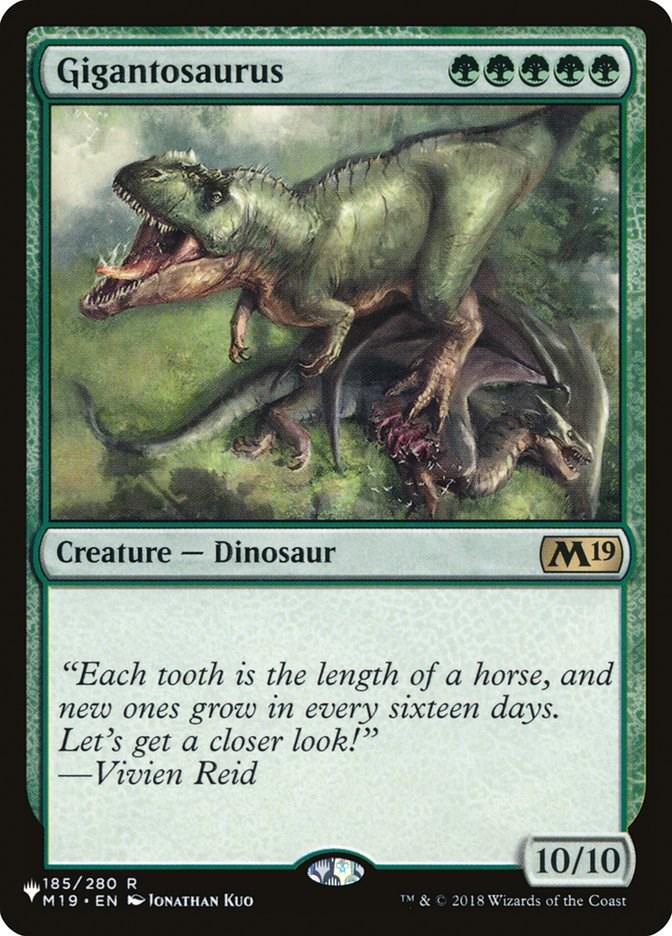 Gigantosaurus (Magic The List Reprints)
