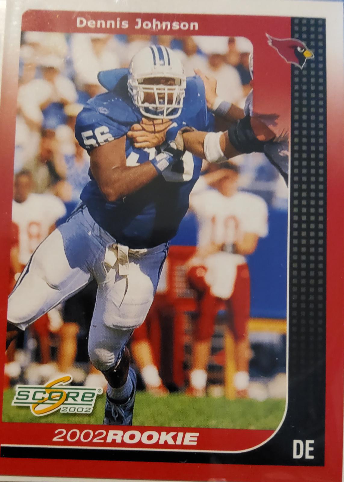 Dennis Johnson #304 2002 Panini Score Football