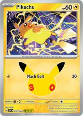 Pikachu #30 from Pokemon 30th Celebration set