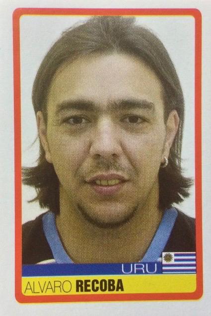 Alvaro Recoba #74 2007 Panini Copa America Venezuela Soccer