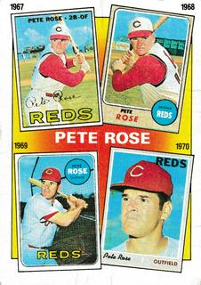 Pete Rose Years 1967-1970