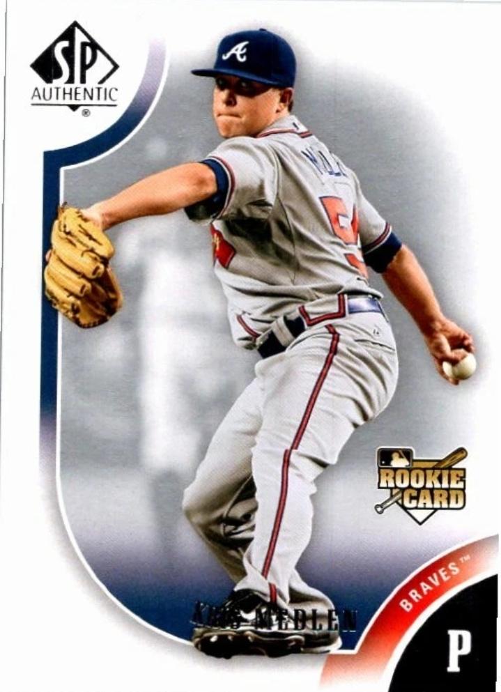 Kris Medlen #154 Baseball Cards 2009 SP Authentic