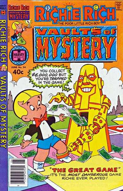 Richie Rich Vaults of Mystery #34 (1980) Comic Books Richie Rich Vaults of Mystery