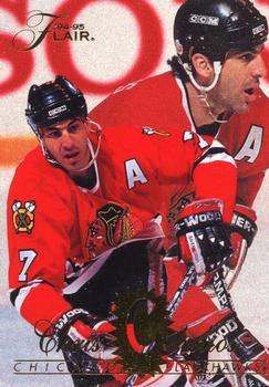 Chris Chelios #32 1994-95 Flair Hockey