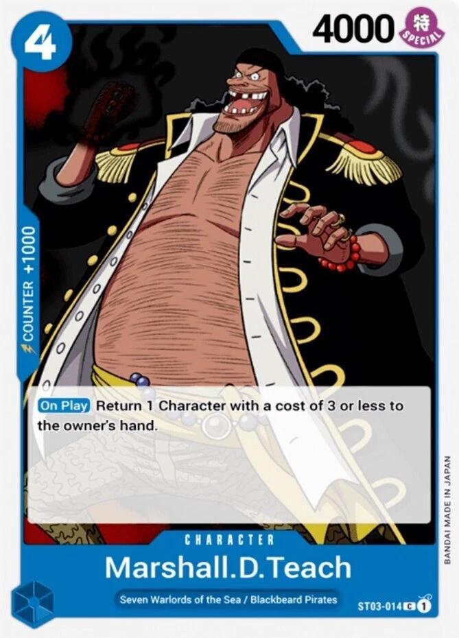 Marshall.D.Teach ST03-014 One Piece Starter Deck 3: The Seven Warlords of the Sea