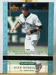 Alex Rodriguez #112 Baseball Cards 2002 Upper Deck Ovation Prices