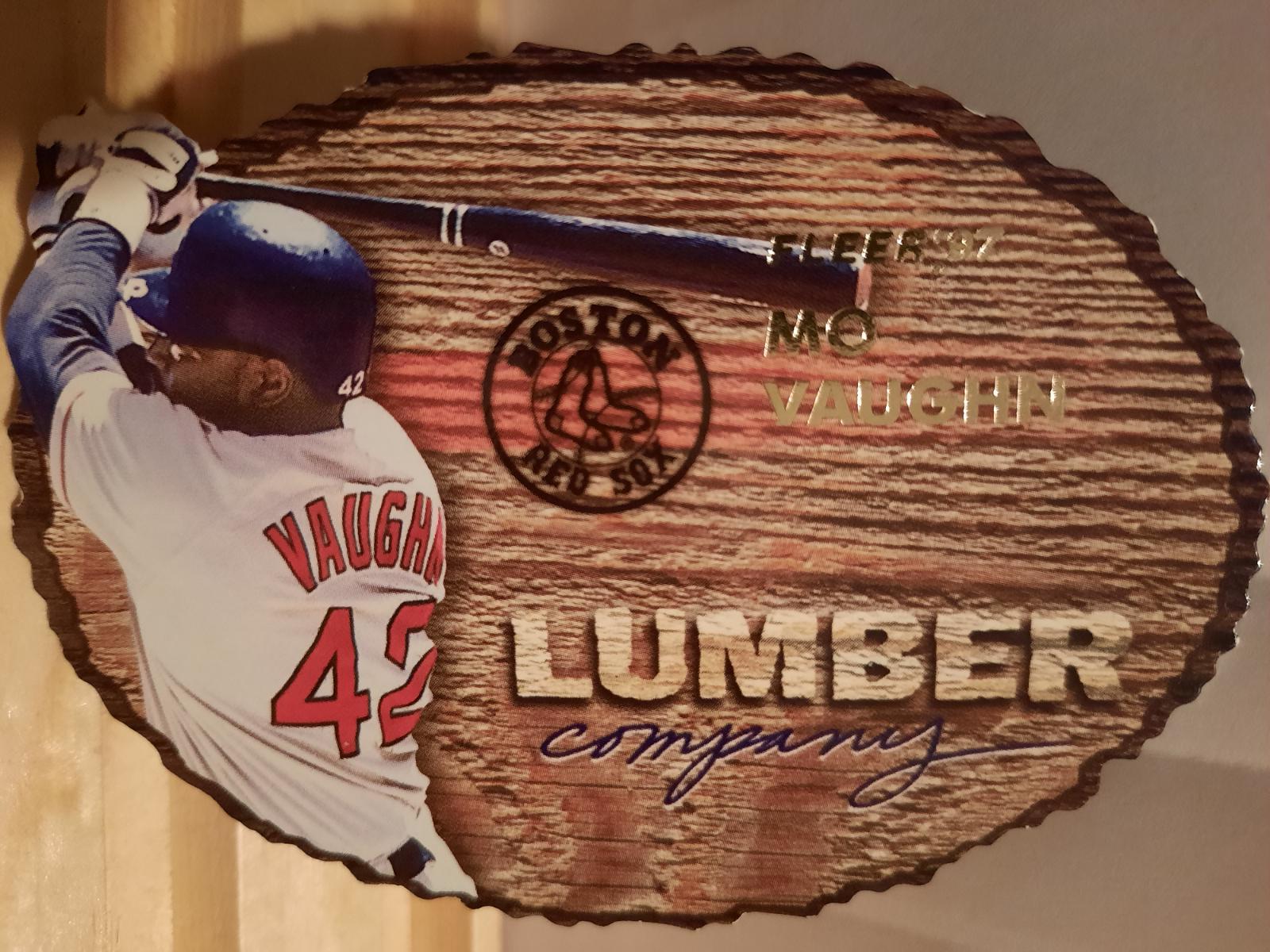 Mo Vaughn #18 Baseball Cards 1994 Fleer Lumber Co