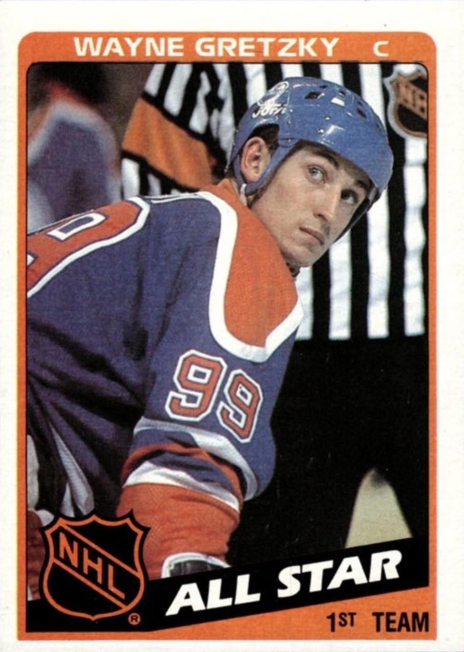 Wayne Gretzky #154 1984-85 Topps Hockey