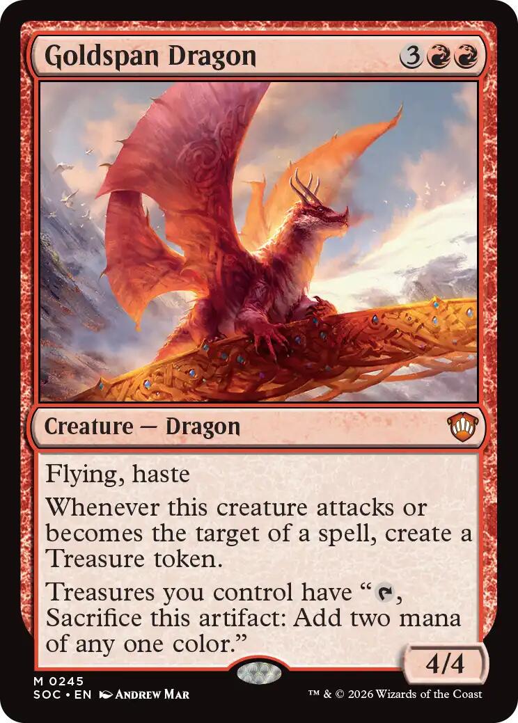 Goldspan Dragon (Magic Secrets of Strixhaven Commander)
