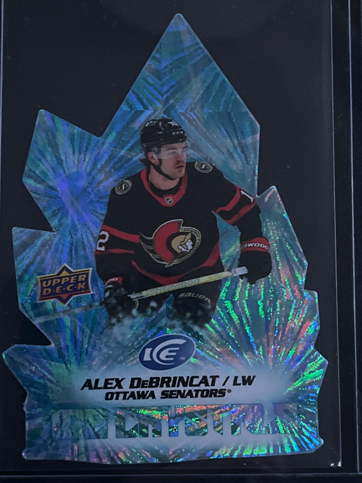 Alex DeBrincat #IC-2 Hockey Cards 2022 Upper Deck Ice Hockey Crystals