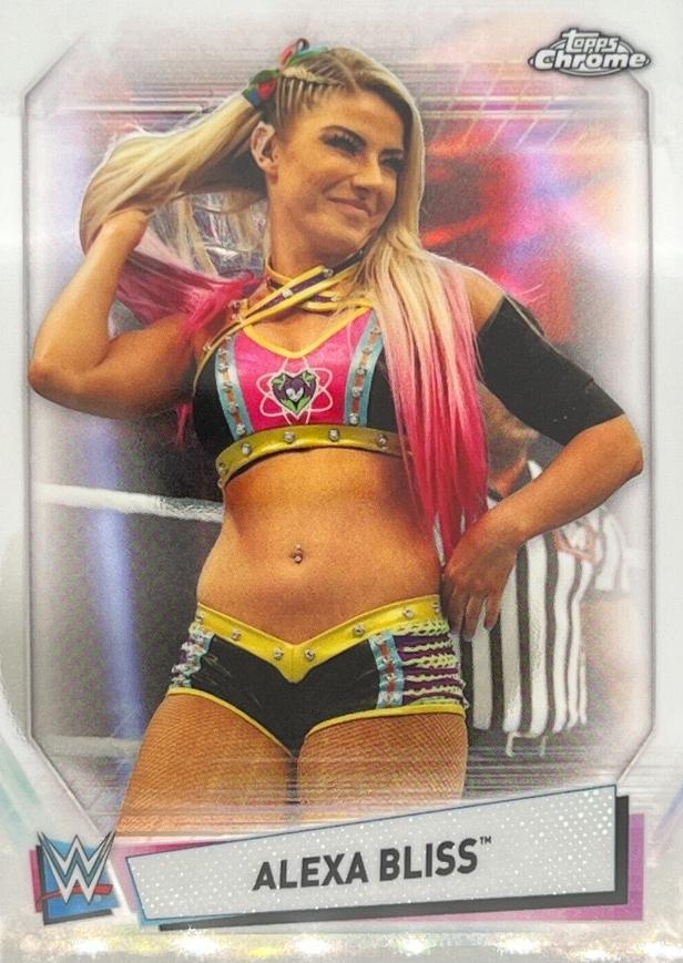 Alexa Bliss #3 Wrestling Cards 2021 Topps Chrome WWE