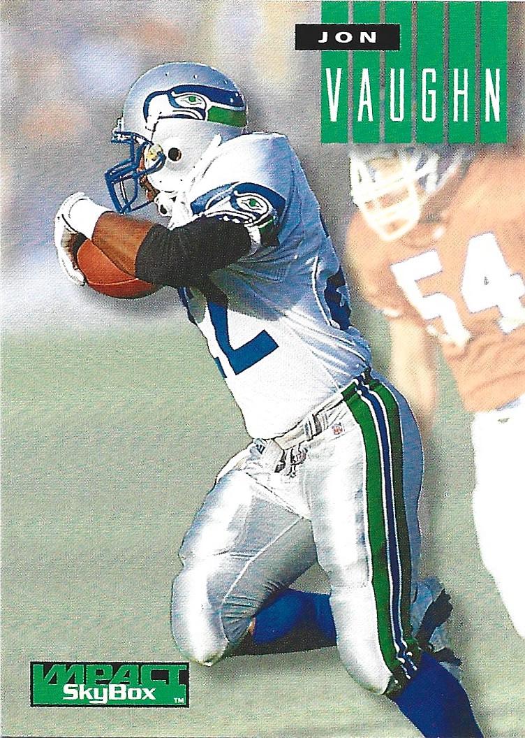 Jon Vaughn #246 1994 Skybox Impact Football