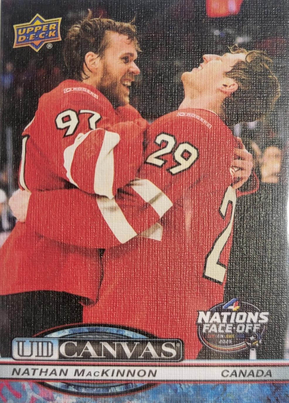 Nathan MacKinnon #C-417 2025 Upper Deck Extended Series UD Canvas Hockey