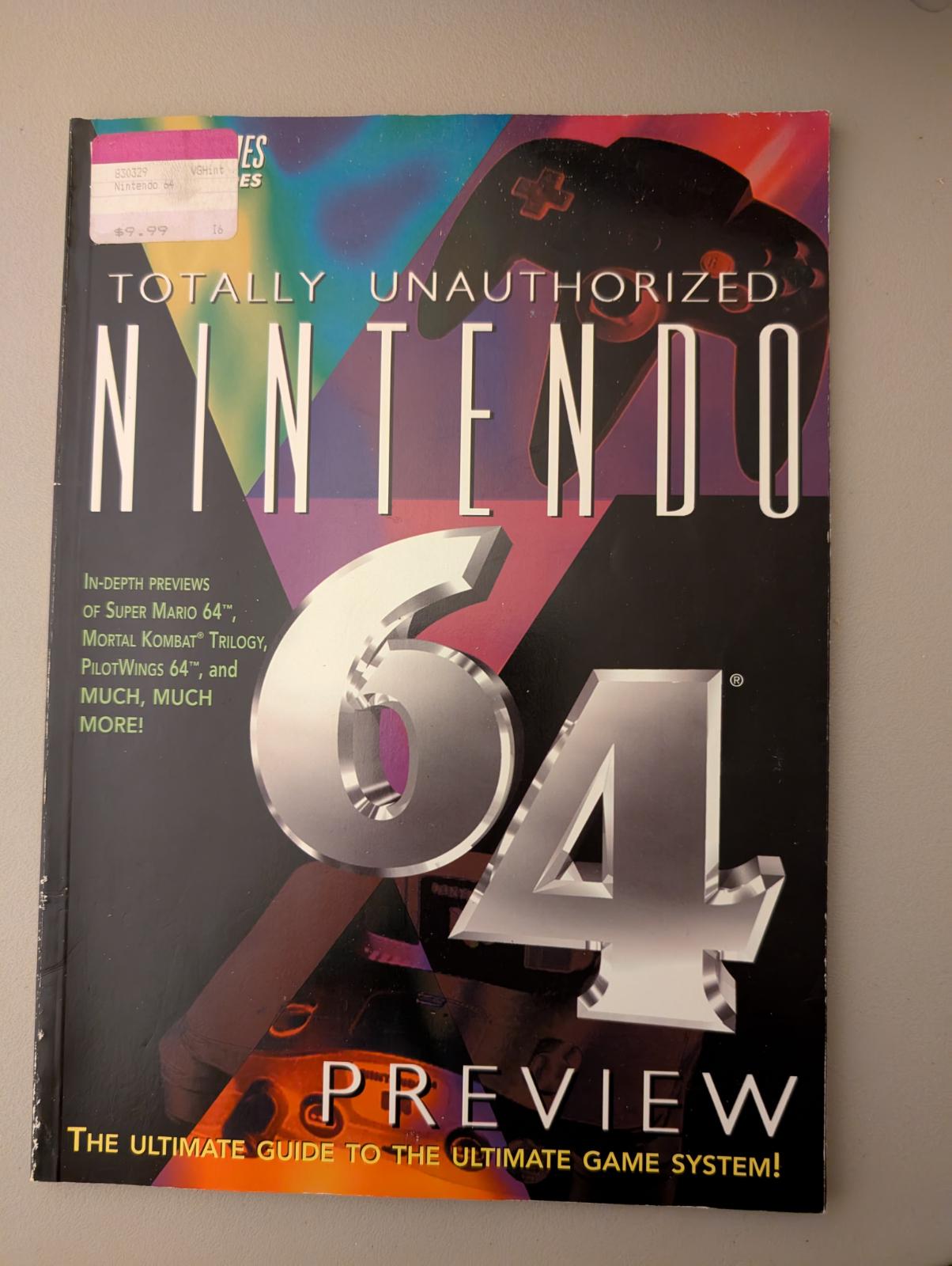 Nintendo 64 Preview Totally Unauthorized Strategy Guide