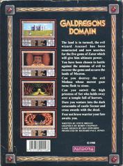 UK Back Cover | Galdregons Domain Atari ST