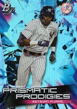 Estevan Florial #10 Baseball Cards 2019 Bowman Platinum Prismatic Prodigies