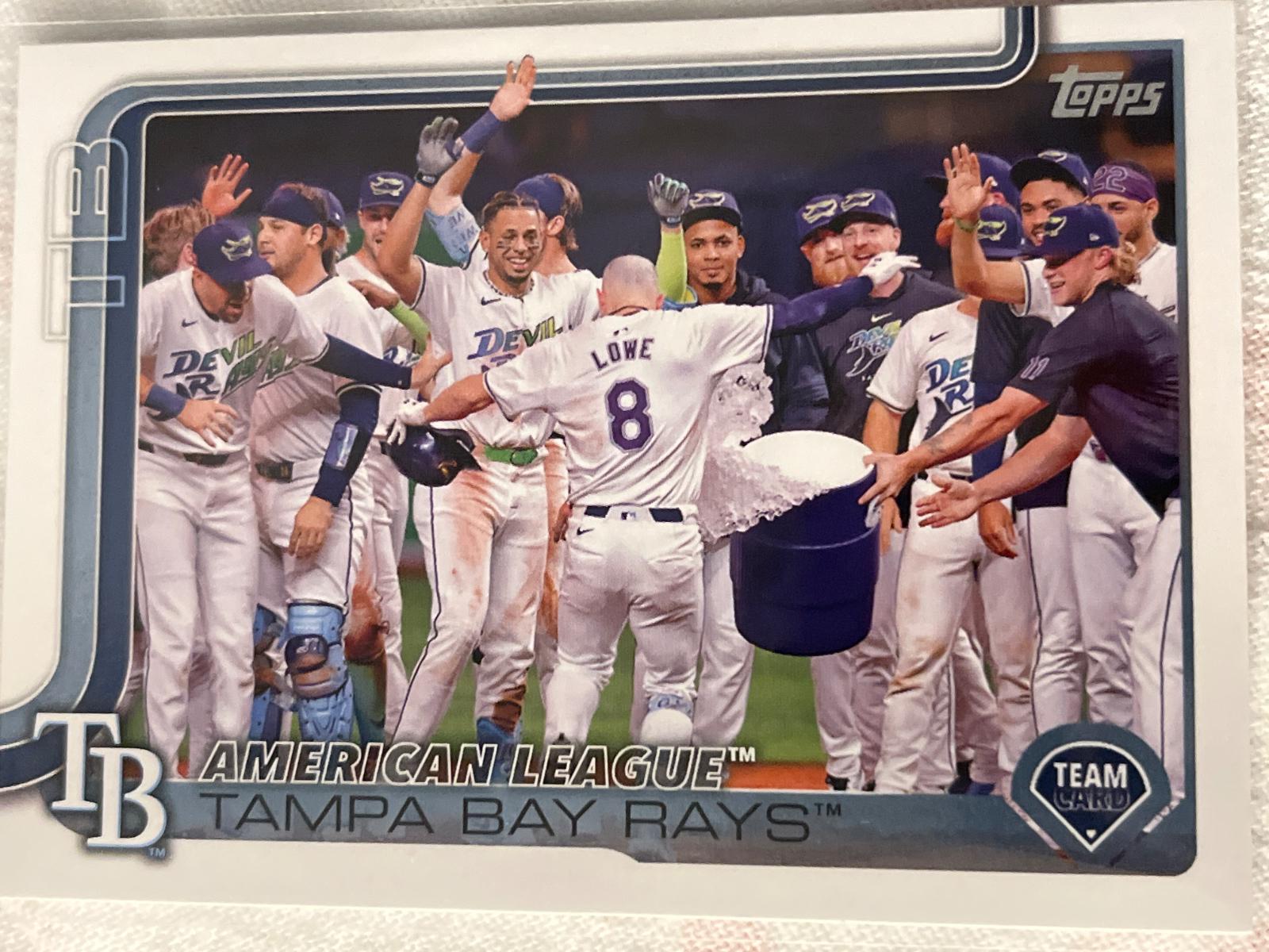 Tampa Bay Rays #294 Baseball Cards 2025 Topps