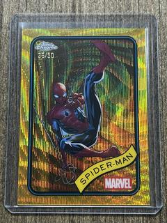 Spider-Man Gold Wave Refractor