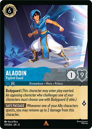 Aladdin - Vigilant Guard #170 Lorcana Reign of Jafar